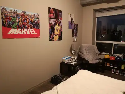 [Lease available for winter term - with ensuite bathroom ] 1/5 rooms - Room #1 for a lease available...