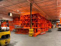 We sell used and new warehouse pallet racking.