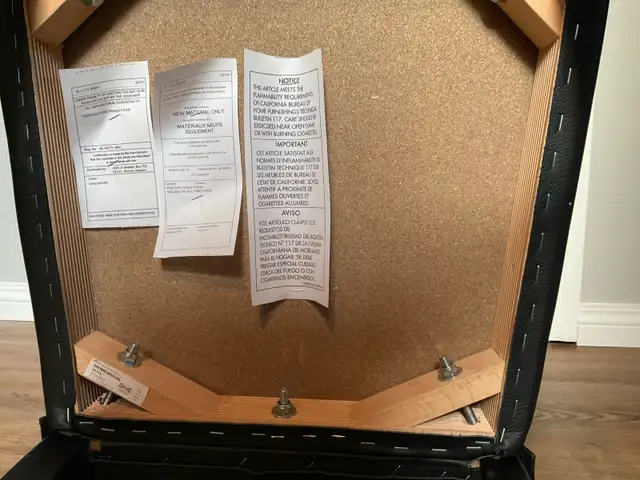 Norraker IKEA Birch Bar table and Henriksdal leather chairs in Dining Tables & Sets in Lethbridge - Image 11