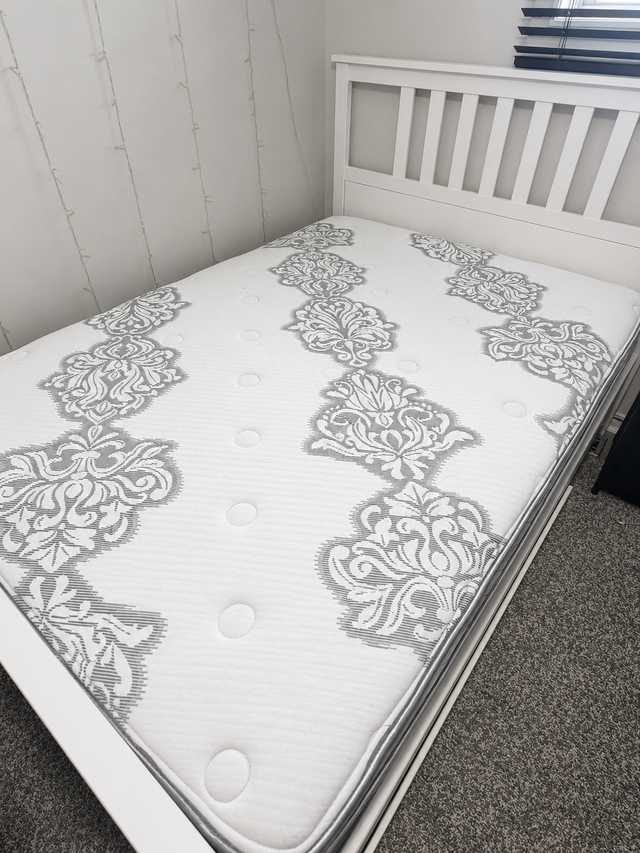 Double size bed and side table for sale in Beds & Mattresses in Kingston - Image 3