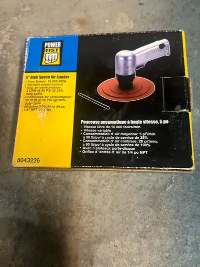 Air Tool - 5inch high speed sander, View more