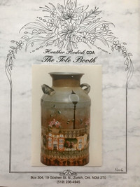 The Tole Booth “Garrisons Town” Tole Painting PATTERN - Unused