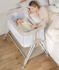New Bedside Bassinet ,4-Side Mesh Sleeper Wheels and Storage City of Toronto Toronto (GTA) Preview