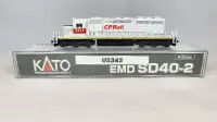 Kato N Scale Custom CP Rail SD40-2 Loco Road #5417 "Patch"