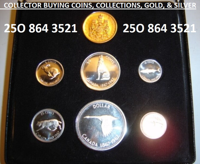 Coin Collector GOLD & SILVER BUYER buying COIN COLLECTIONS +++ in Arts & Collectibles in Campbell River