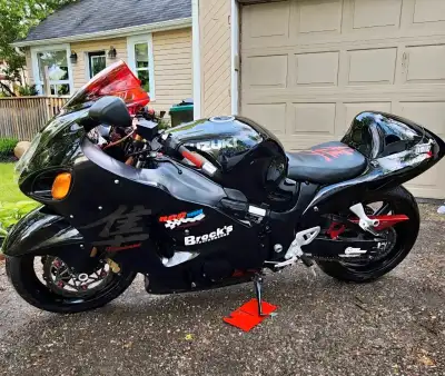 I have a 2003 suzuki hayabusa 1300cc turbo forsale it has alot of upgrades reason for selling is ots...