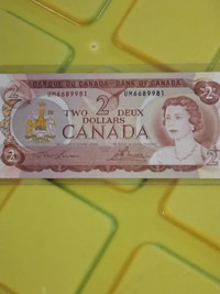 1974 Canada $2 Banknote