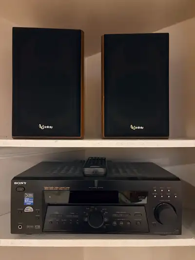Sony Receiver and Infinity Speakers, View more