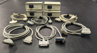 Data Transfer Switches (4) and various cables