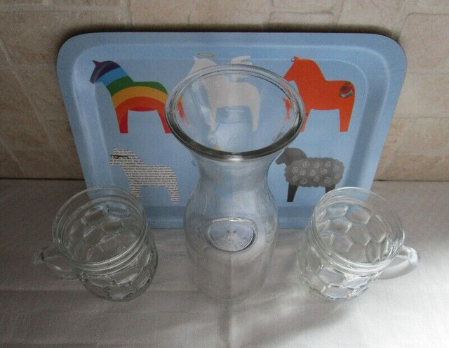 TRAY, CARAFE and GLASS MUGS in BBQs & Outdoor Cooking in Belleville - Image 4