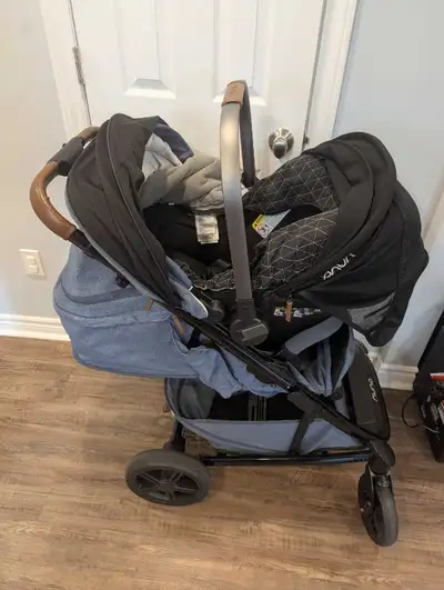 Nuna Tavo Stroller with pipa car seat base and car seat, View more