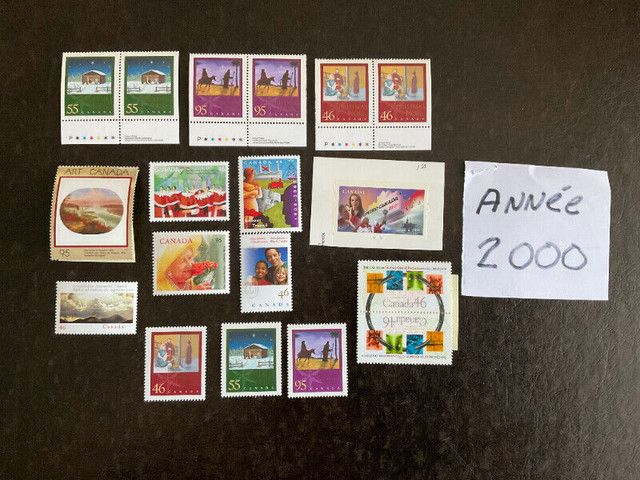 CANADA- 2000- timbres neufs de l'année dans Art et objets de collection  à Longueuil/Rive Sud - Image 2