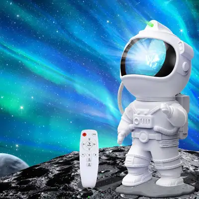 Astronaut Star Projector Night Light - Space Projector Galaxy Light Nebula Ceiling Projection Lamp w...