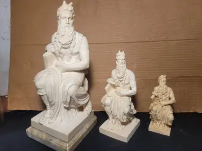 Moses statues....marble composite, View more