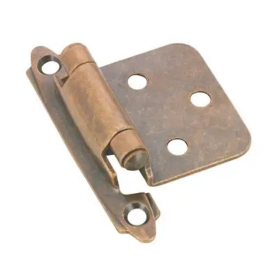 Richelieu hinge self closing antique copper 2 pack BP134M41 brand new / pentures à ressort cuivre an...