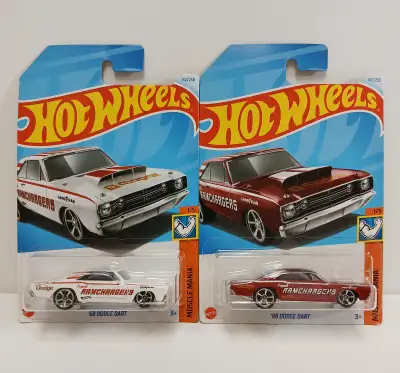 '68 Dodge Dart 2022 Hot Wheels Muscle Mania Both Colour Variants, View more