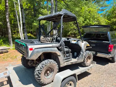 09 teryx with engine troubles, good tires new front diff lots of goodies or rebuild project , make a...