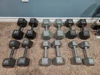 DUMBBELLS – 15 to 40 lbs