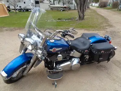 Reduced Price...Heritage Softail Harley Davidson, Low Mileage, High Output Twin Cams, 103 Cubic Inch...