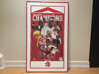 Home Decor Wall Art Toronto Raptors Champions Art Frame