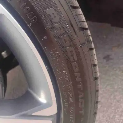 New like ( on new car for 400 km) set of Continental Pro contact RX , All Season Tires. 235/40/18. R...