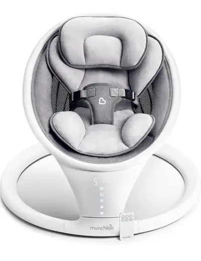 -Perfect condition swing, barely used -moves side to side, plays soothing sounds / white noise and c...