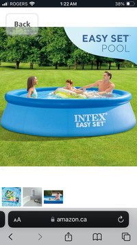 INTEX 10 ft easy set up pool