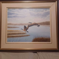 "Canadian Geese Taking Flight / P.Van.Tuyl"
