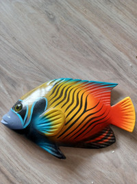 series of 4 species : tropical fish wall ornament Art