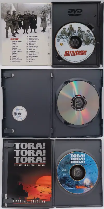 3 War Movies DVD Battleground 1949 Pork Chop Hill 1959 Tora Tora in CDs, DVDs & Blu-ray in City of Montréal - Image 4