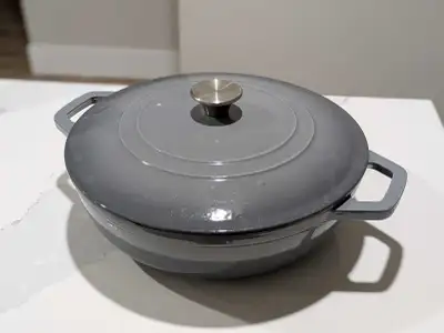 Cast Iron Shallow Casserole 12", View more