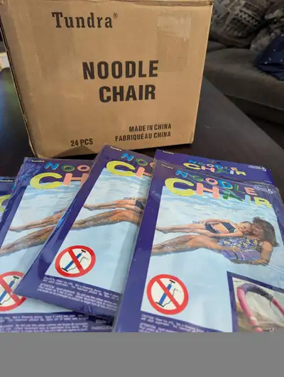 These mesh swimming pool chairs are very convenient as you just need to slide a foam noodle into the...