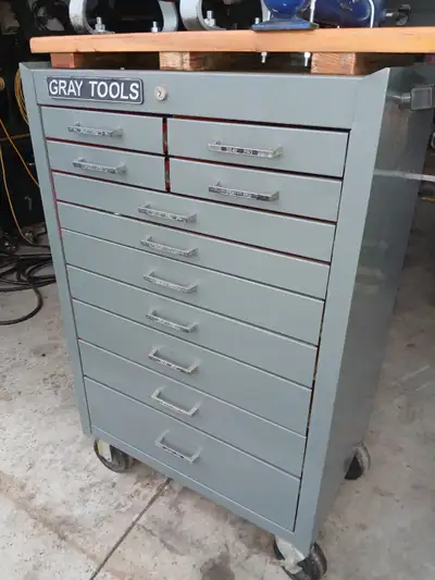Gray Pro 11 Drawer Roller Cabinet, View more