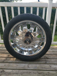 22" chrome rims and tires 