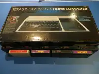 TI99-4A Computer/Vintage Video game system CIB with 9 Cartridges
