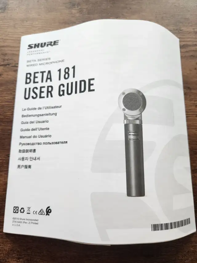 Shure Beta 181/O Side-Adressed Omnidirectional Condenser Mic in Pro Audio & Recording Equipment in City of Toronto - Image 6