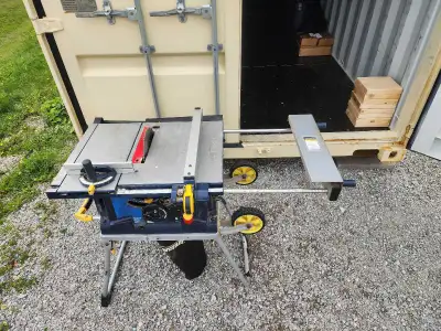 Mastercraft 10" table saw. Contact 9025786702 for further information