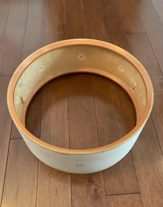 60’s PREMIER DRUM SHELL - 5.5x14 Royal Ace Birch - Shell Only  in Drums & Percussion in City of Toronto - Image 6