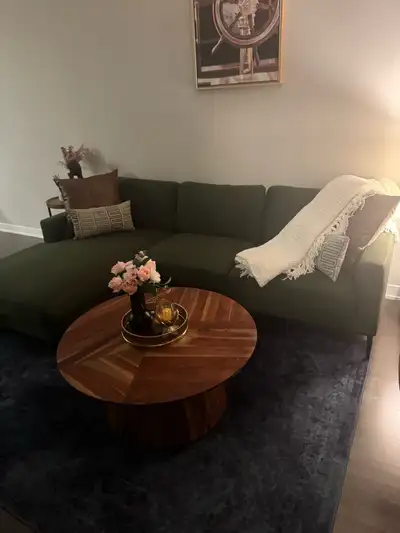 Structube L shaped Couch, View more