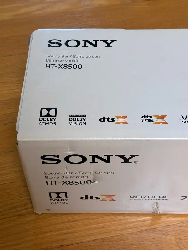 Sony Soundbar HT-X8500 2.1ch Dolby Atmos with built in subwoofer in Stereo Systems & Home Theatre in Strathcona County - Image 3