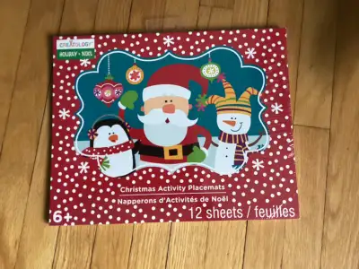 Brand new in shrink wrap Christmas colouring placemats ~ purchased from Michael’s craft store ~ boug...