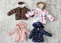 Toddler girl winter jackets (3T, 4T)