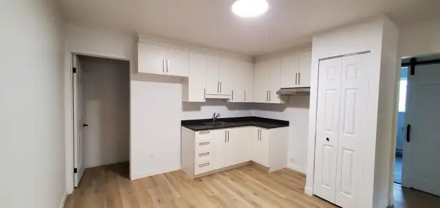 Two-bedroom, one-bathroom apartment