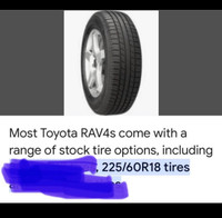 RAV4 Tires All Weather (Michelin)