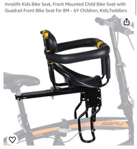 Toddler/child bicycle seat