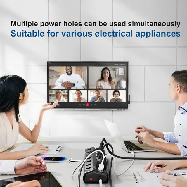 Extension Cord Power Strip with USB Ports 70W 4 USB Charging Sta in Cables & Connectors in Ottawa - Image 8