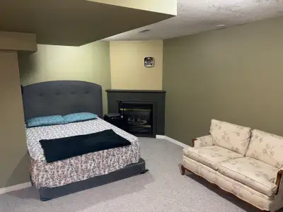 Fully furnished basement available for rent in punjabi household. Laundry and full washroom in the b...