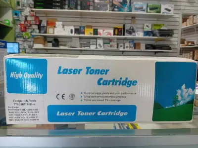 I'm selling a new Brother TN-210Y yellow laser toner cartridge, known for its superior page yield an...