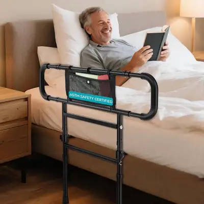 New Adjustable Bed Rails for Elderly Adults-Foldable & Heavy Du, View more