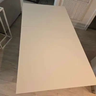White foldable kitchen table, View more